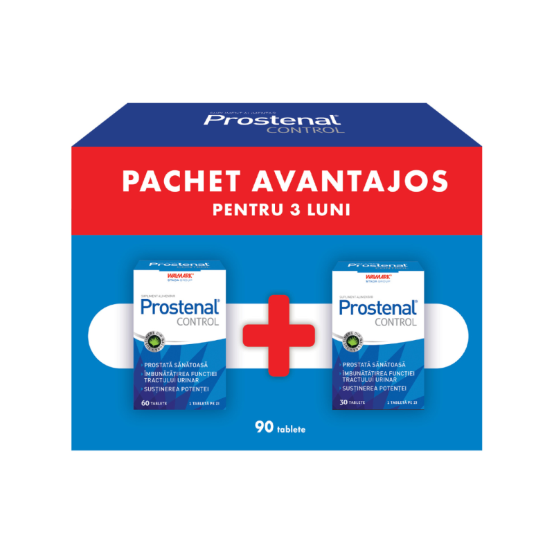 Pachet Prostenal Control, 60 + 30 tablete, Walmark