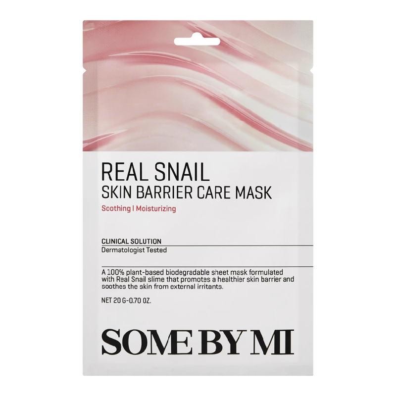 Masca de fata Real Snail Skin Barrier Care Mask, 20g, Some By Mi