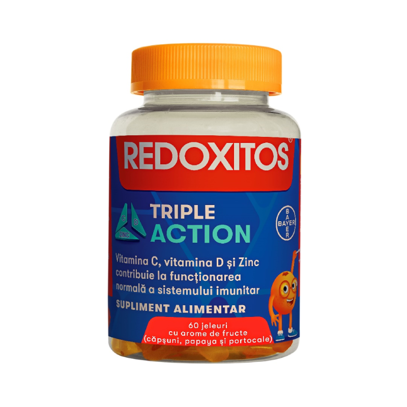 Redoxitos Triple Action, 60 jeleuri, Bayer