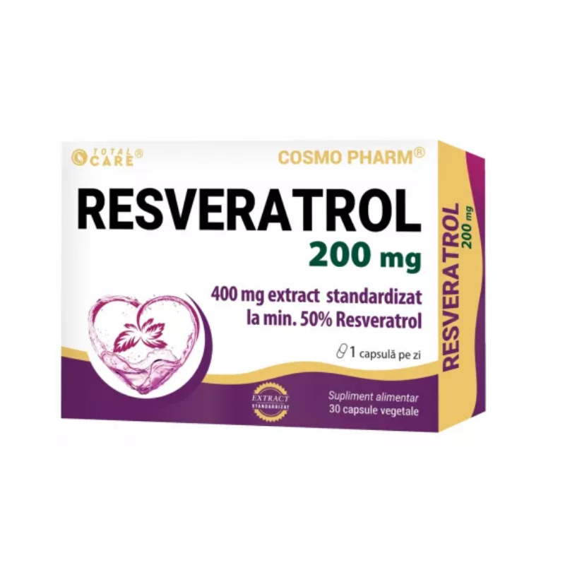 Resveratrol, 200 mg, 30 capsule, Cosmo Pharm