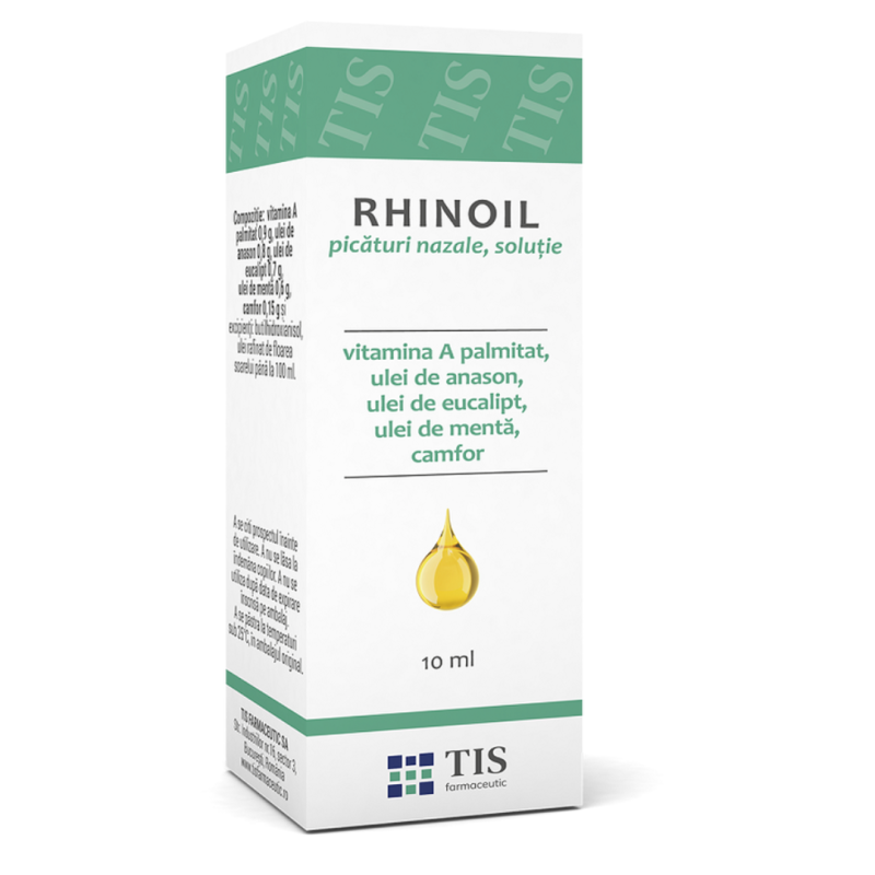 Rhinoil picături nazale, soluţie, 10 ml, Tis Farmaceutic