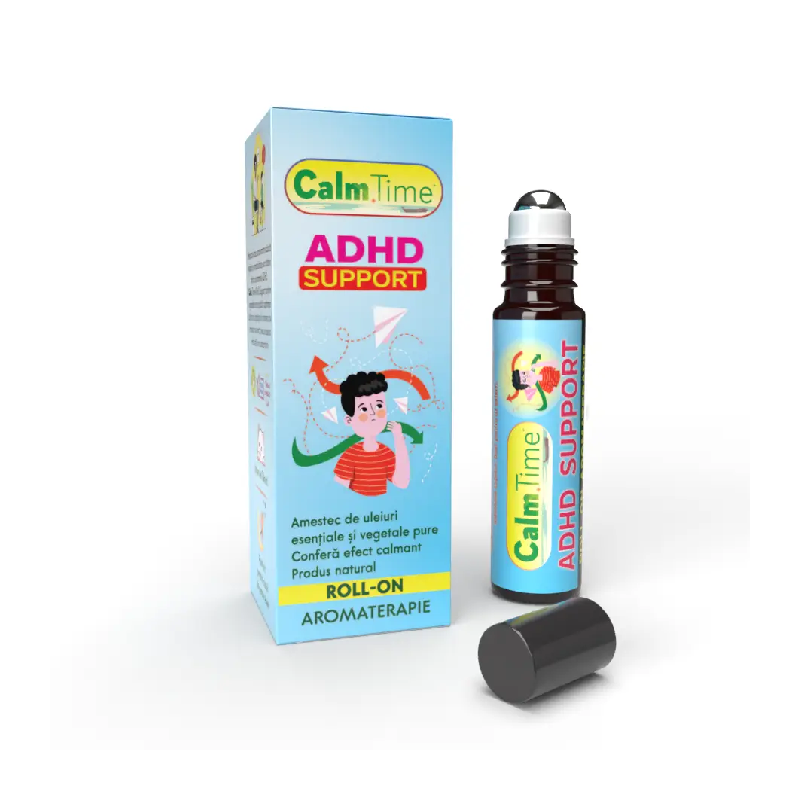 Roll-on pentru aromaterapie Calm Time, 10 ml, Justin Pharma