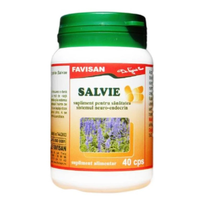 Salvie, 40 capsule, Favisan