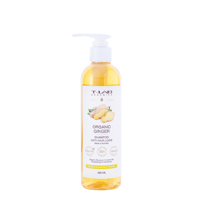 Sampon anticadere Ginger, 250ml, T-LAB Organics