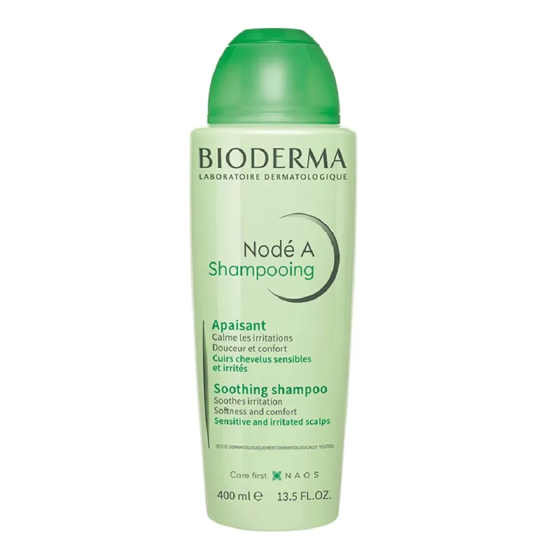 Sampon calmant pentru scalp sensibil si iritat Node A, 400 ml, Bioderma