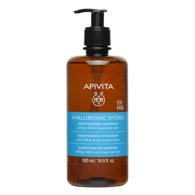 Sampon hidratant Hyaluronic Hydra, 500 ml, Apivita
