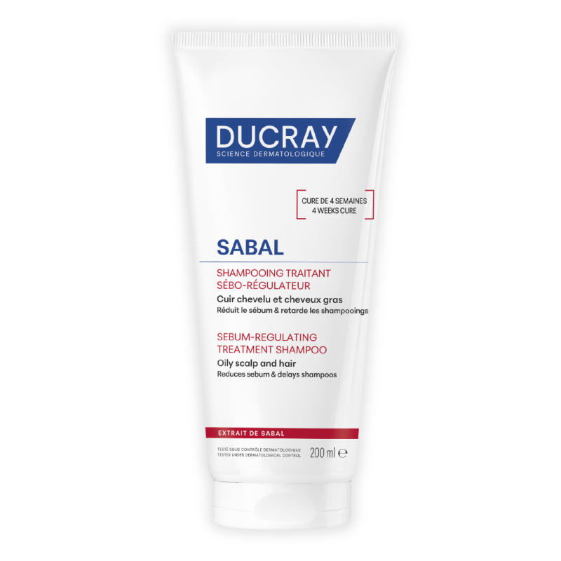 Sampon seboreglator pentru par gras Sabal, 200 ml, Ducray