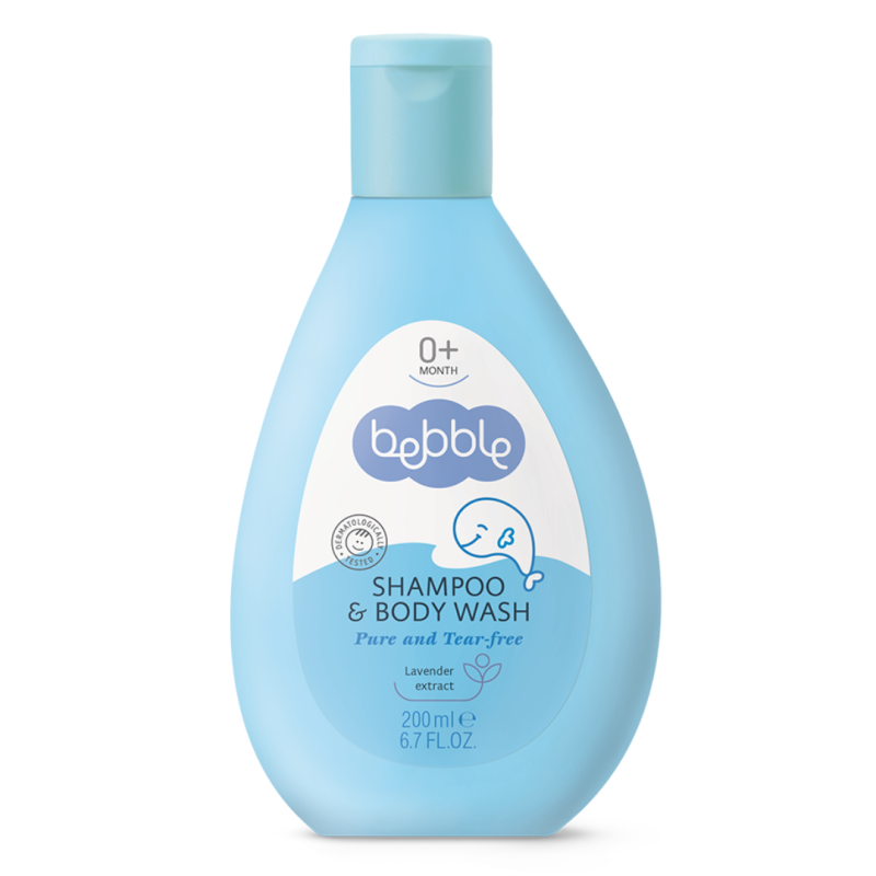Sampon si gel pentru baita 2 in 1, 200 ml, Bebble