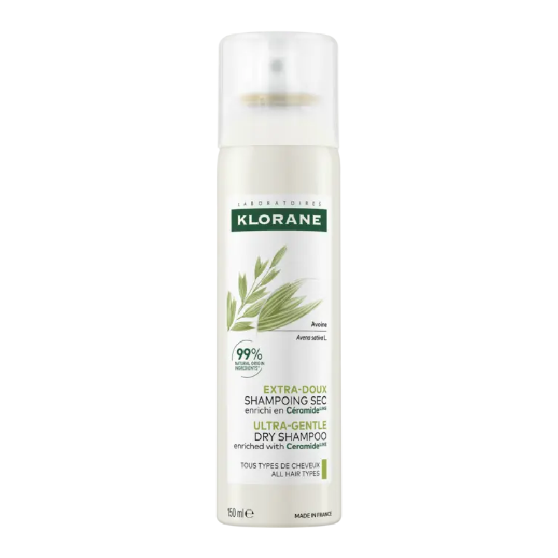 Sampon uscat cu lapte de ovaz, 150 ml, Klorane