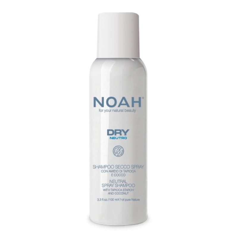Sampon uscat cu amidon de tapioca si cocos Neutral Dry, 100 ml, Noah