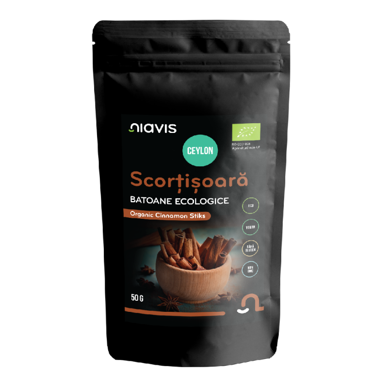 Scortisoara Ceylon batoane ecologice, 50 g, Niavis