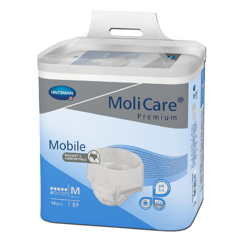 Slip tip scutec pentru incontinenta Mobile M MoliCare, 14 bucati, Hartmann