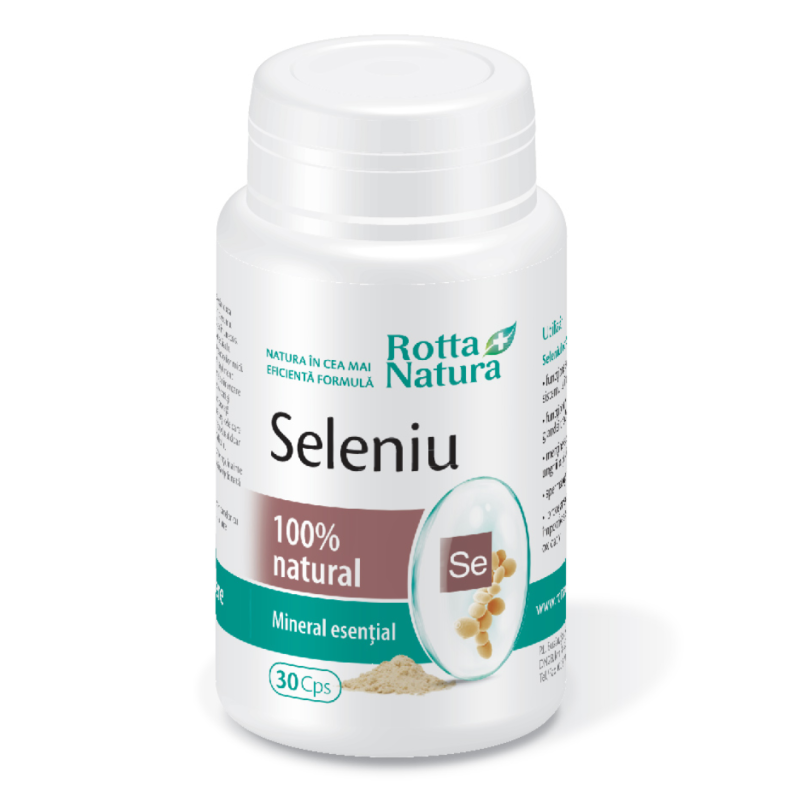 Seleniu natural, 30 capsule, Rotta Natura