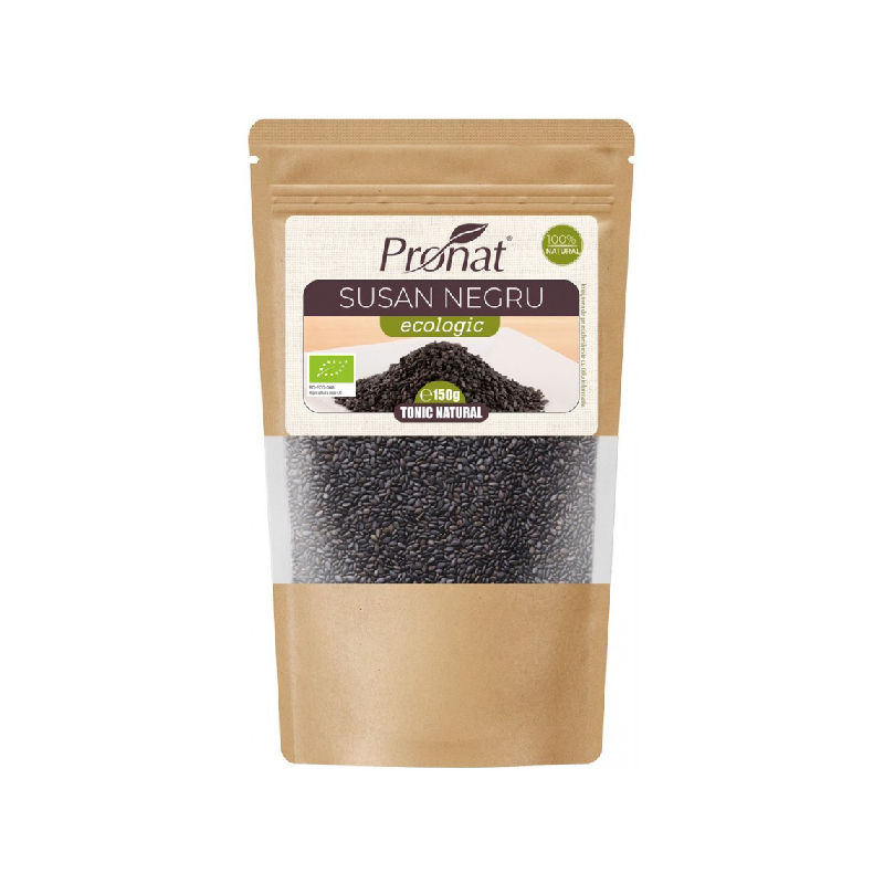 Seminte Bio de susan negru, 150 gr, Pronat