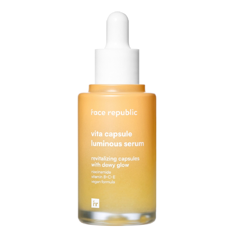 Ser facial pentru luminozitate, Vita Capsule Luminous, 45 ml, Face republic