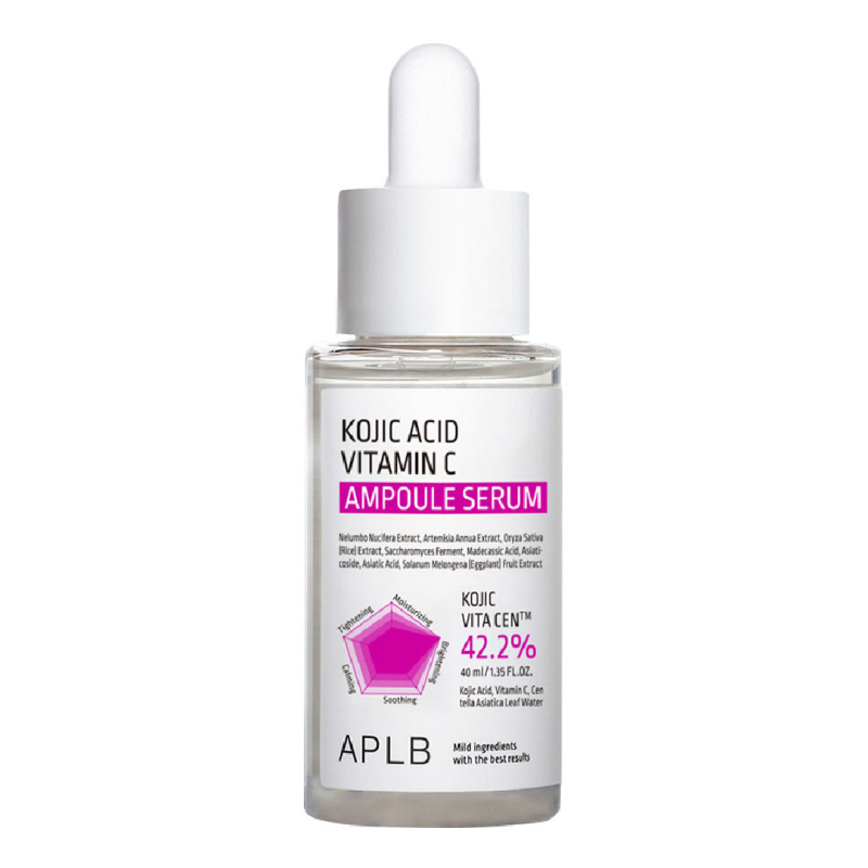 Ser facial pentru pete pigmentare cu Acid Kojic si Vitamina C, 40 ml, APLB