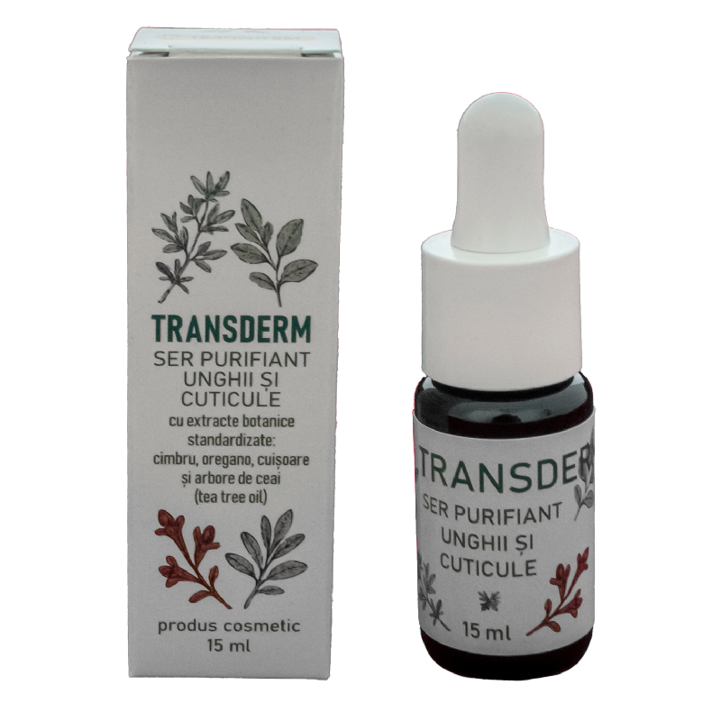Ser purifiant pentru unghii si cuticule, 15 ml, Transderm