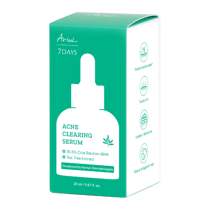Serum 7days Acne Tratament Acnee si Cosuri, 20ml, Ariul