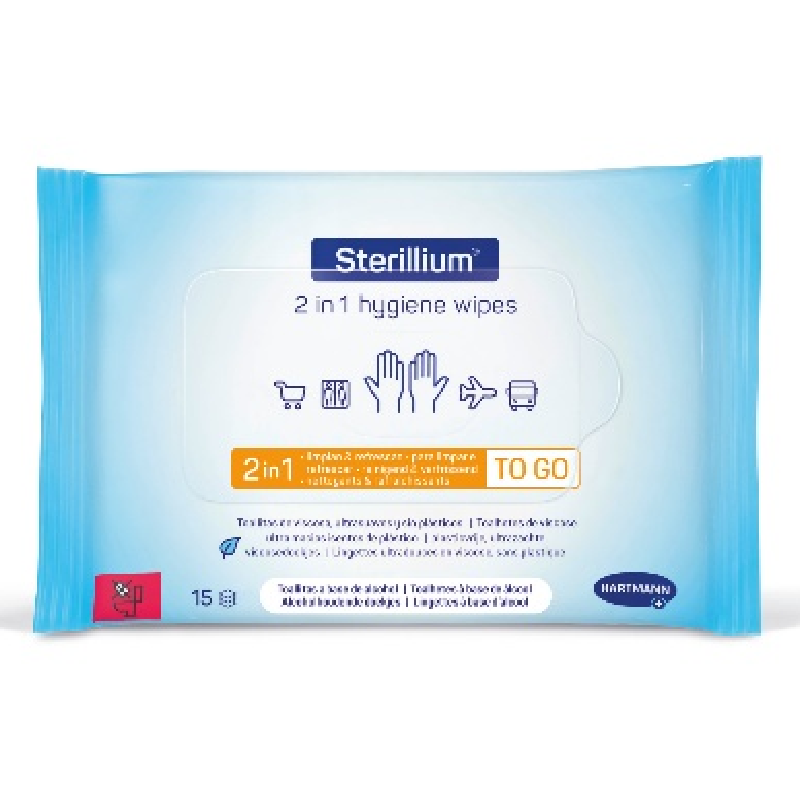 Servetele igienice 2 in 1 Sterilium, 15 bucati, HartMann