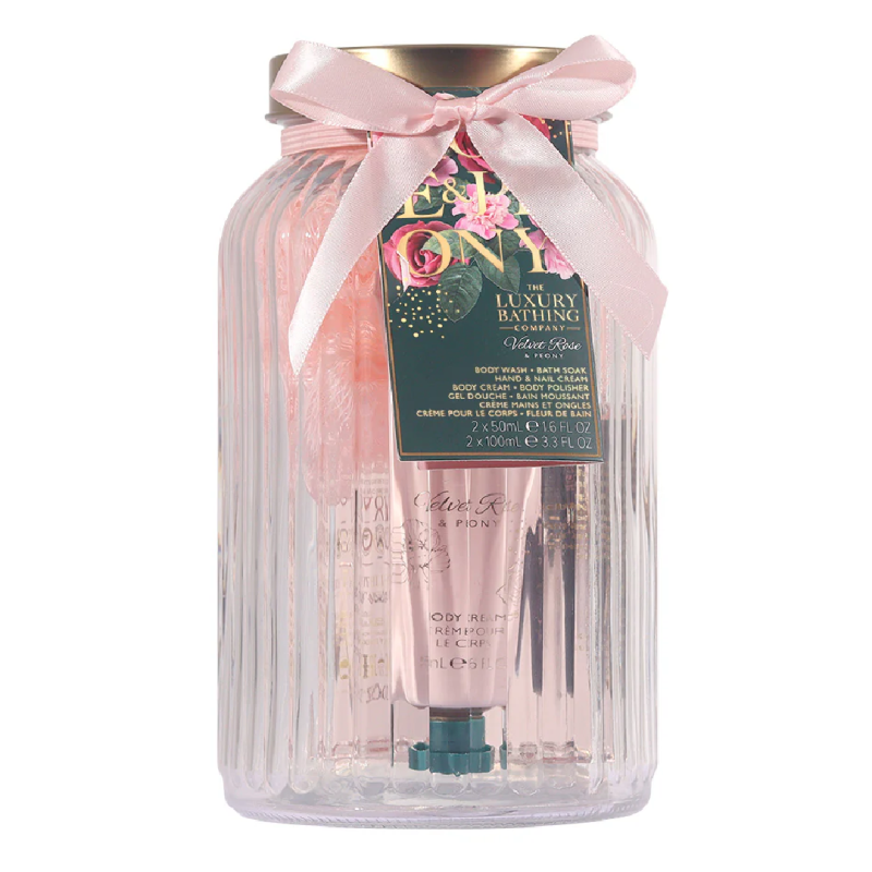 Set Cadou Pure Indulgence, Velvet Rose & Peony, 5 articole, The