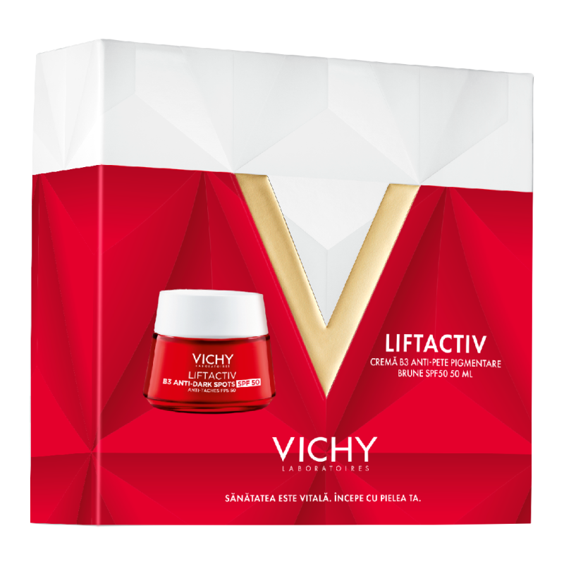 Set Crema de zi antirid SPF50 Liftactiv B3, 50 ml, Vichy
