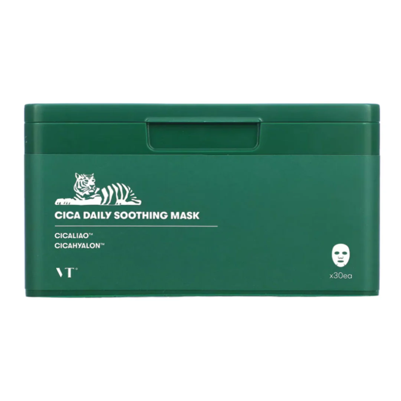 Set masti calmante pentru fata Cica Daily Soothing, 30 bucati, VT Cosmetics