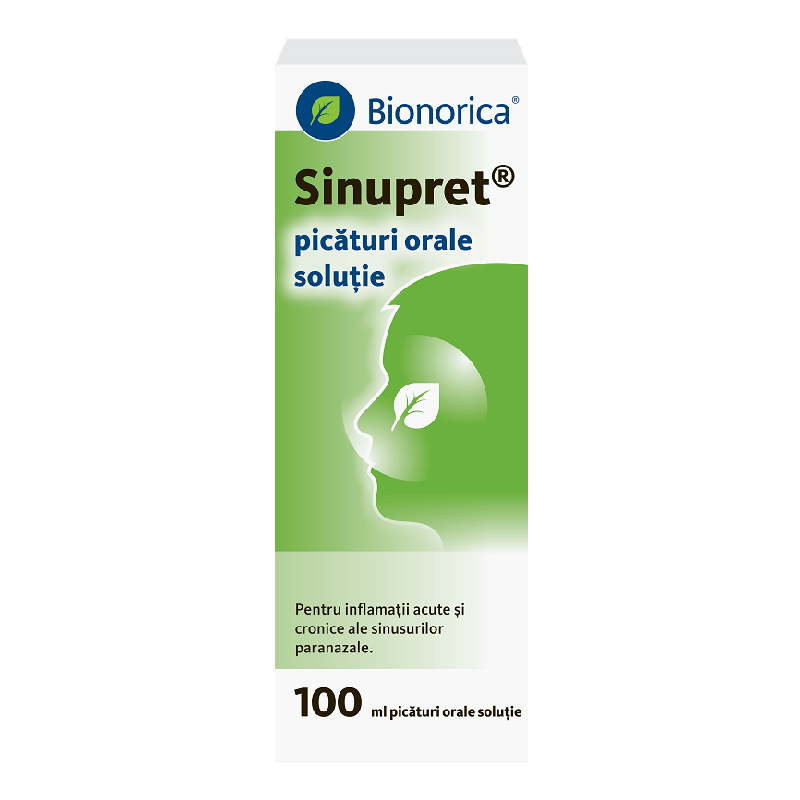 Sinupret picaturi orale solutie, 100 ml, Bionorica