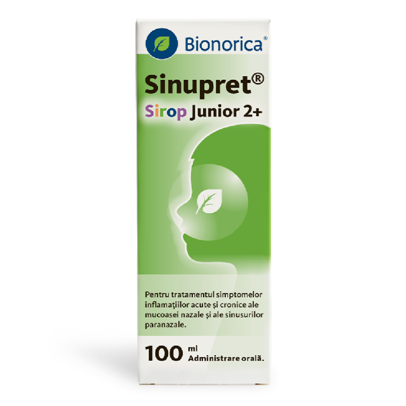 Sinupret Sirop Junior 2+, 100 ml, Bionorica