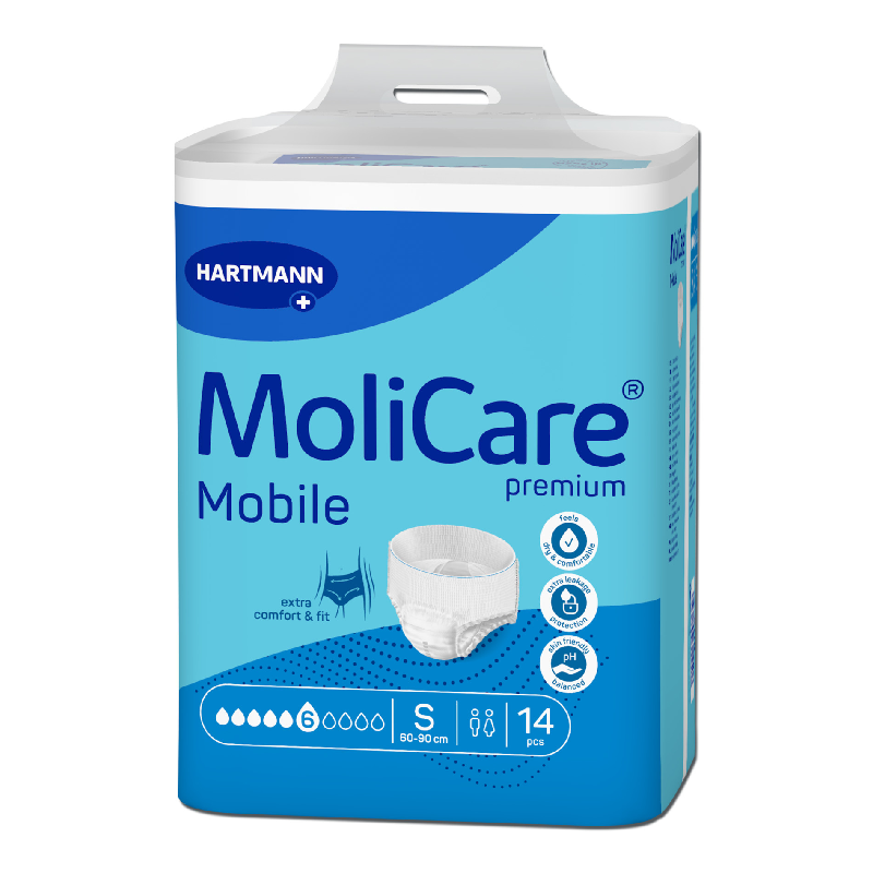 Slip pentru Incontinenta urinara MoliCare Premium Mobile S, 14 bucati, HartMann