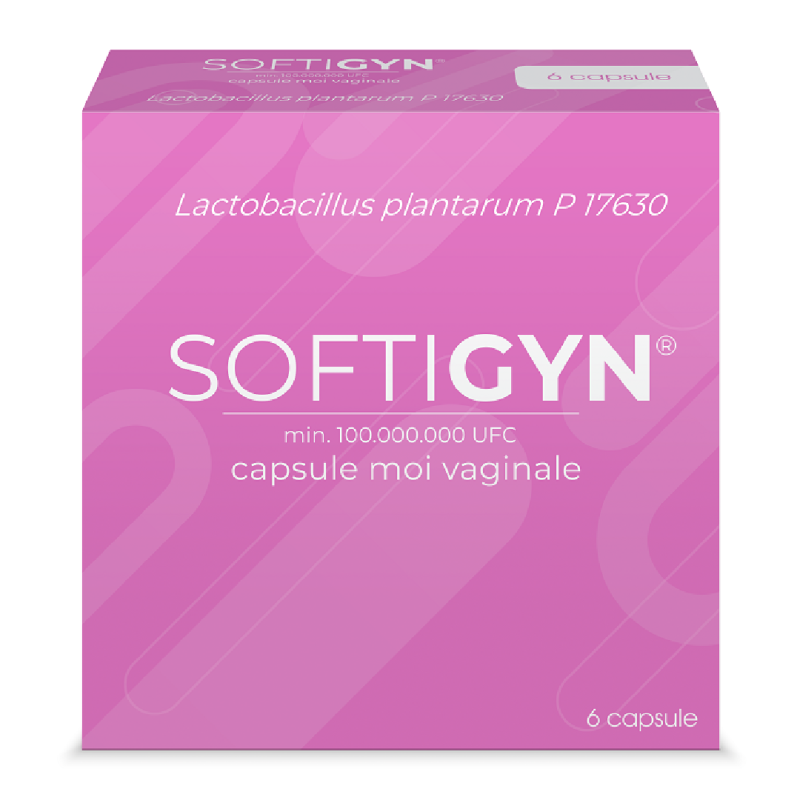 Softigyn, min. 100.000.000 UFC, 6 capsule moi vaginale, Meditrina Pharmaceuticals