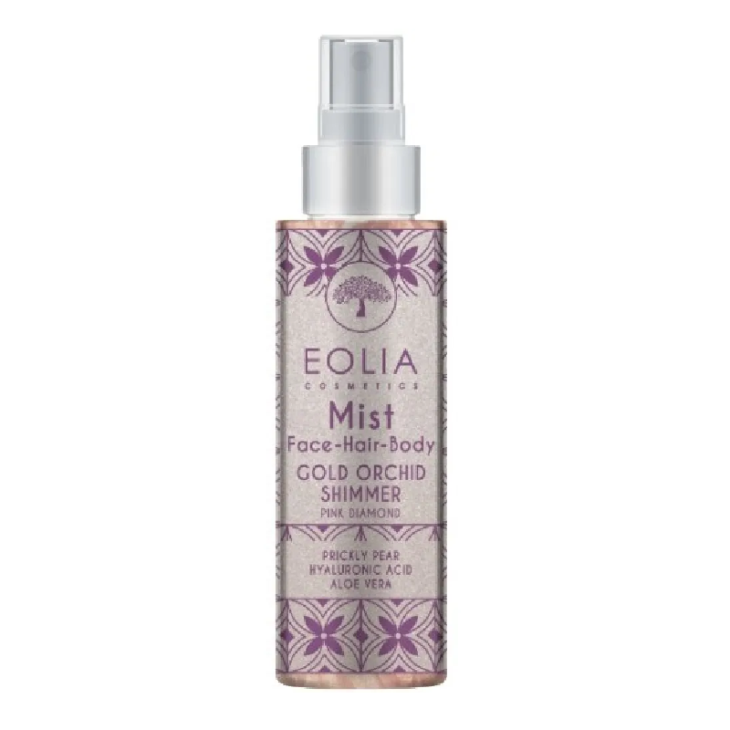 Spray stralucitor de Fata, Par si Corp Pink Diamond, 150 ml, Eolia