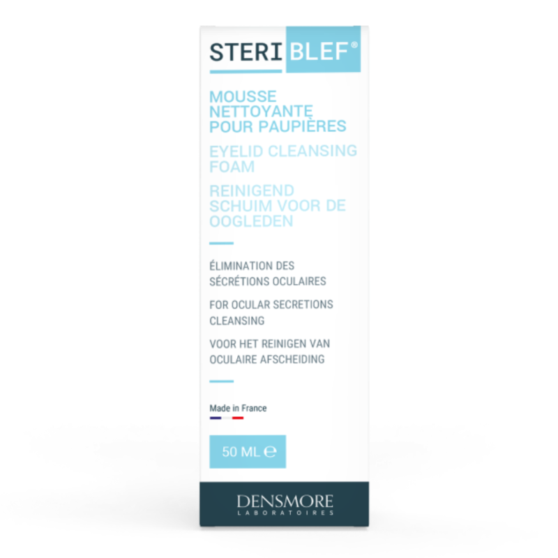 Spuma pentru curatarea pleoapelor si genelor Steriblef, 50 ml, Densmore Laboratoires