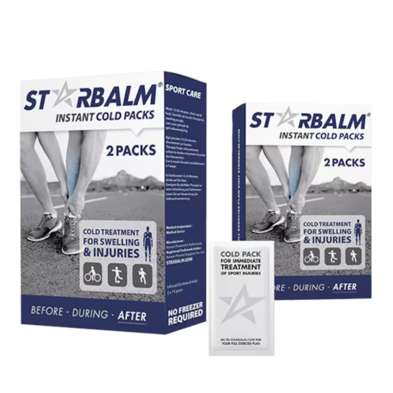 Pungi de gheata instant Fast Cold Pack, 2 bucati, Starbalm