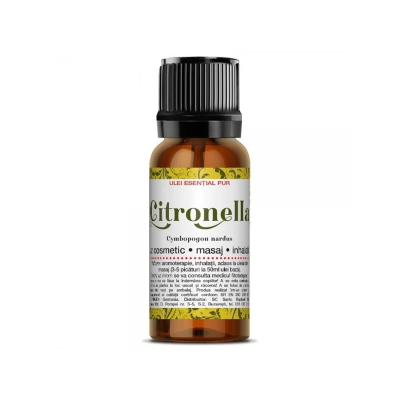 Ulei esential de Citronella, 10 ml, Steaua Divina