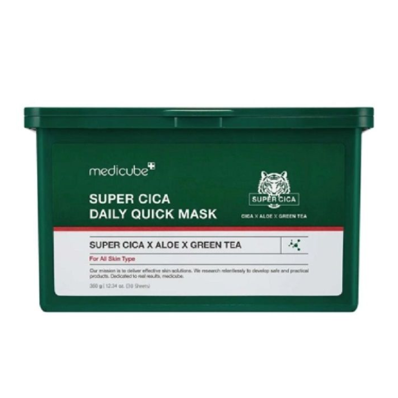 Set masti de fata Super Cica Daily Quick, 30 bucati, Medicube