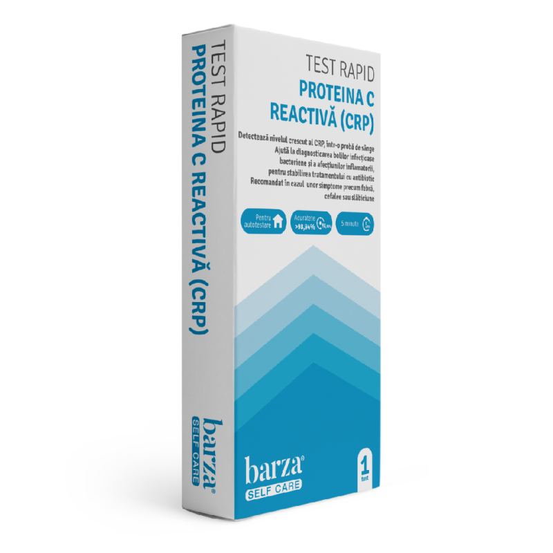 Test rapid Proteina C Reactiva Self Care, 1 bucata, Barza
