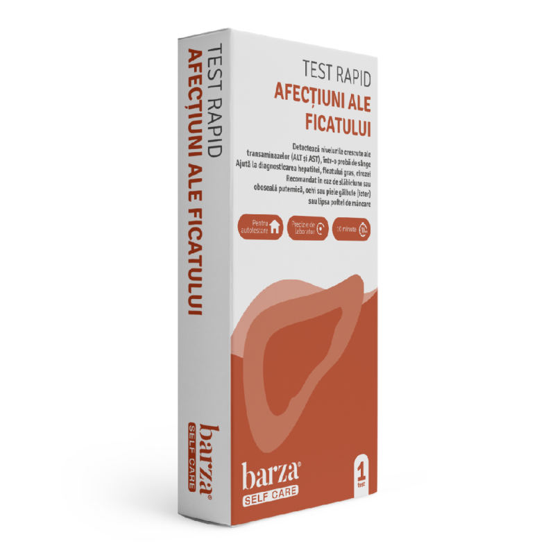 Test rapid afectiuni ale ficatului Self Care, 1 bucata, Barza