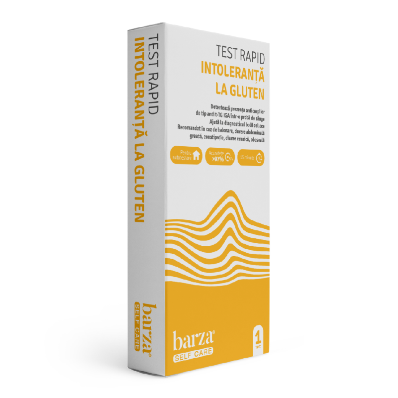 Test rapid intoleranta la gluten Self Care, 1 bucata, Barza