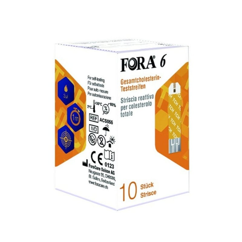Teste colesterol 6, 10 bucati, Fora