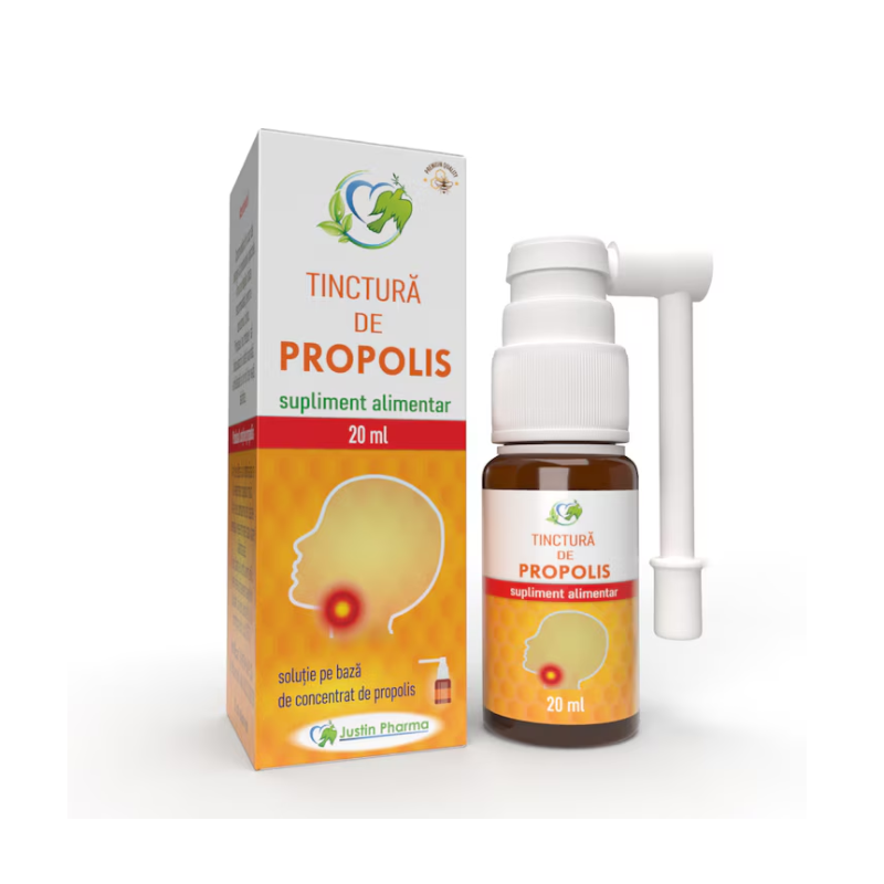 Tinctura de propolis, 20 ml, Justin Pharma