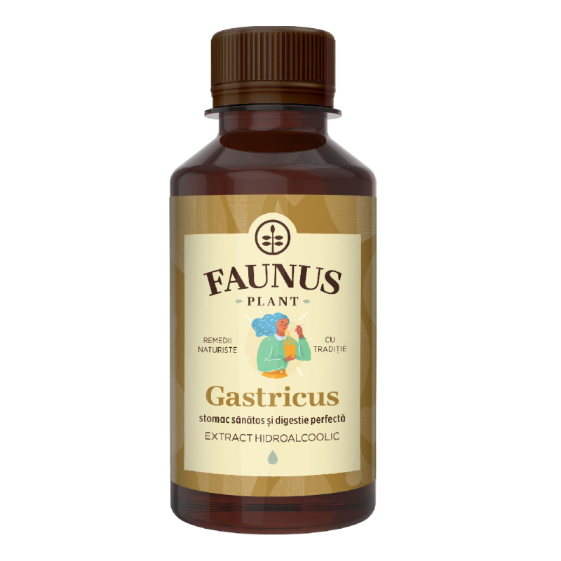 Tinctura Gastricus pentru digestie si confort gastric, 200 ml, Faunus Plant