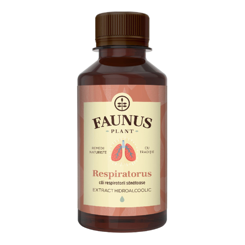 Tinctura Respiratorus pentru sanatatea cailor respiratorii, 200 ml, Faunus Plant