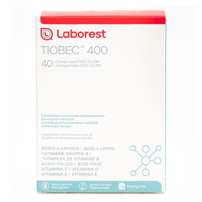 Tiobec 400, 40 comprimate, Laborest Italia