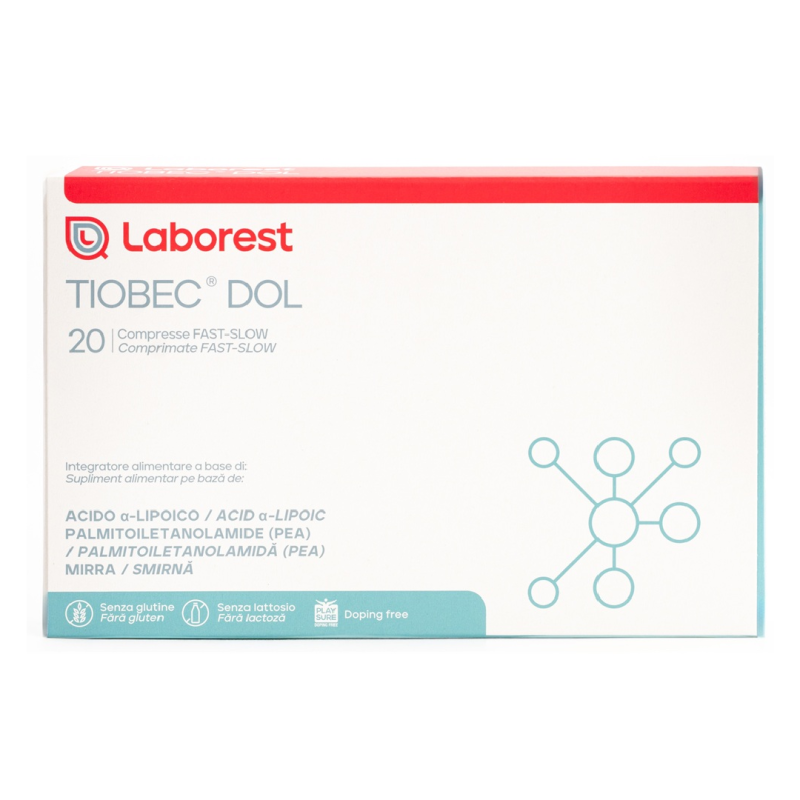 Tiobec Dol, 20 comprimate filmate, Laborest Italia