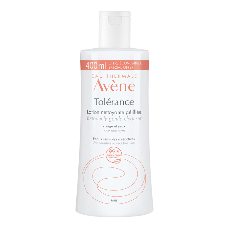 Lotiune gel demachianta Tolerance Control, 400 ml, Avene