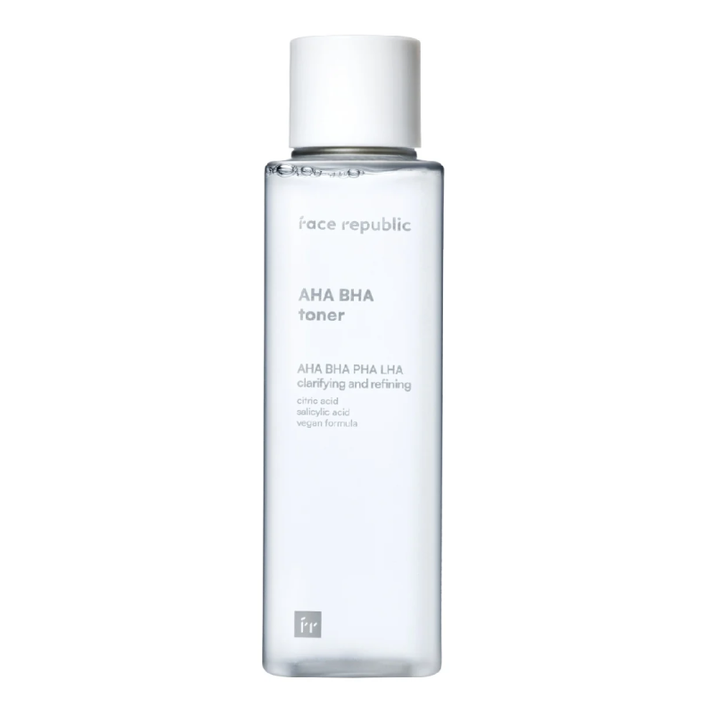 Toner pentru curatarea porilor AHA BHA, 160 ml, Face republic