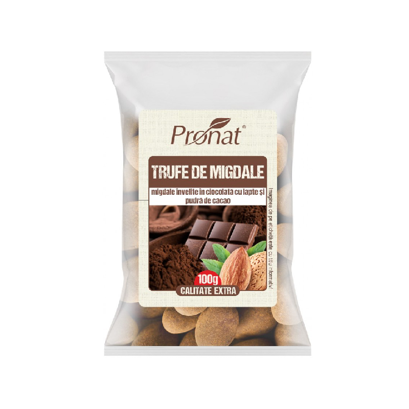 Trufe de migdale, 100g, Pronat