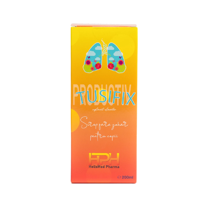 Sirop pentru tuse productiva Tusifix, 200ml, HelisMed
