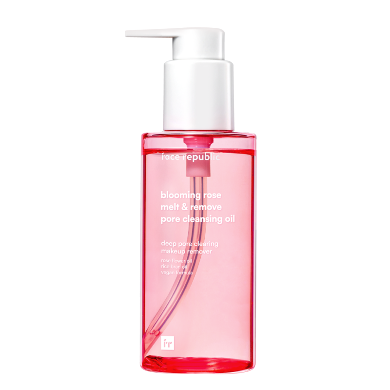 Ulei demachiant cu trandafir pentru curățarea profundă a porilor, 150 ml, Face republic