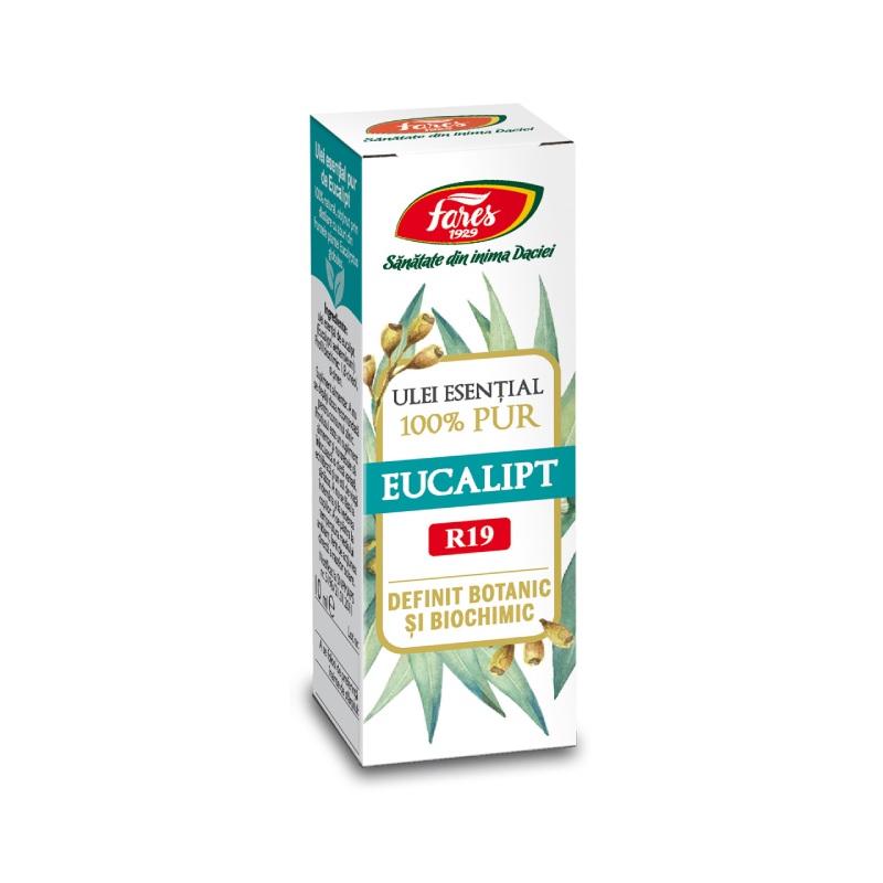 Ulei esential de eucalipt R19, 10 ml, Fares